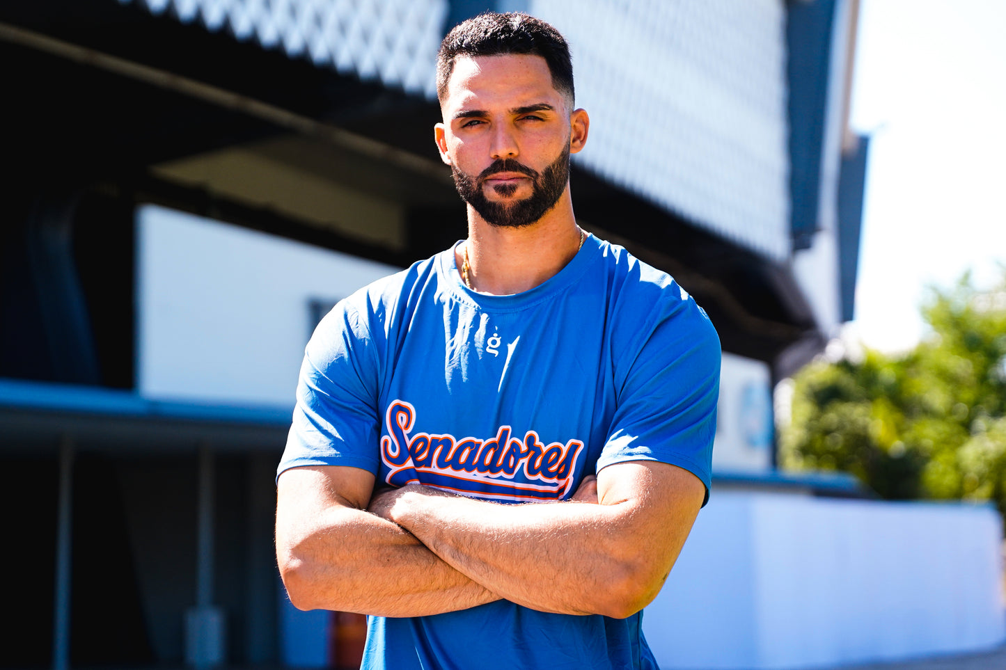 Senadores Dri-Fit Blue Shirt