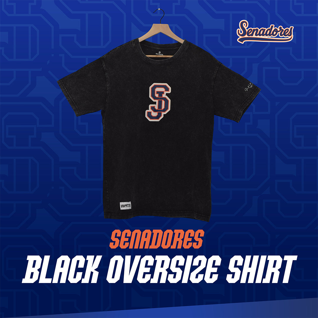 Senadores Oversize Shirt - Black