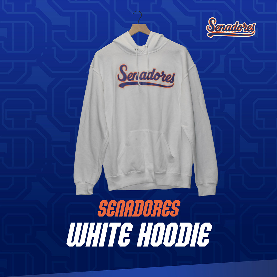 Senadores White Hoodie