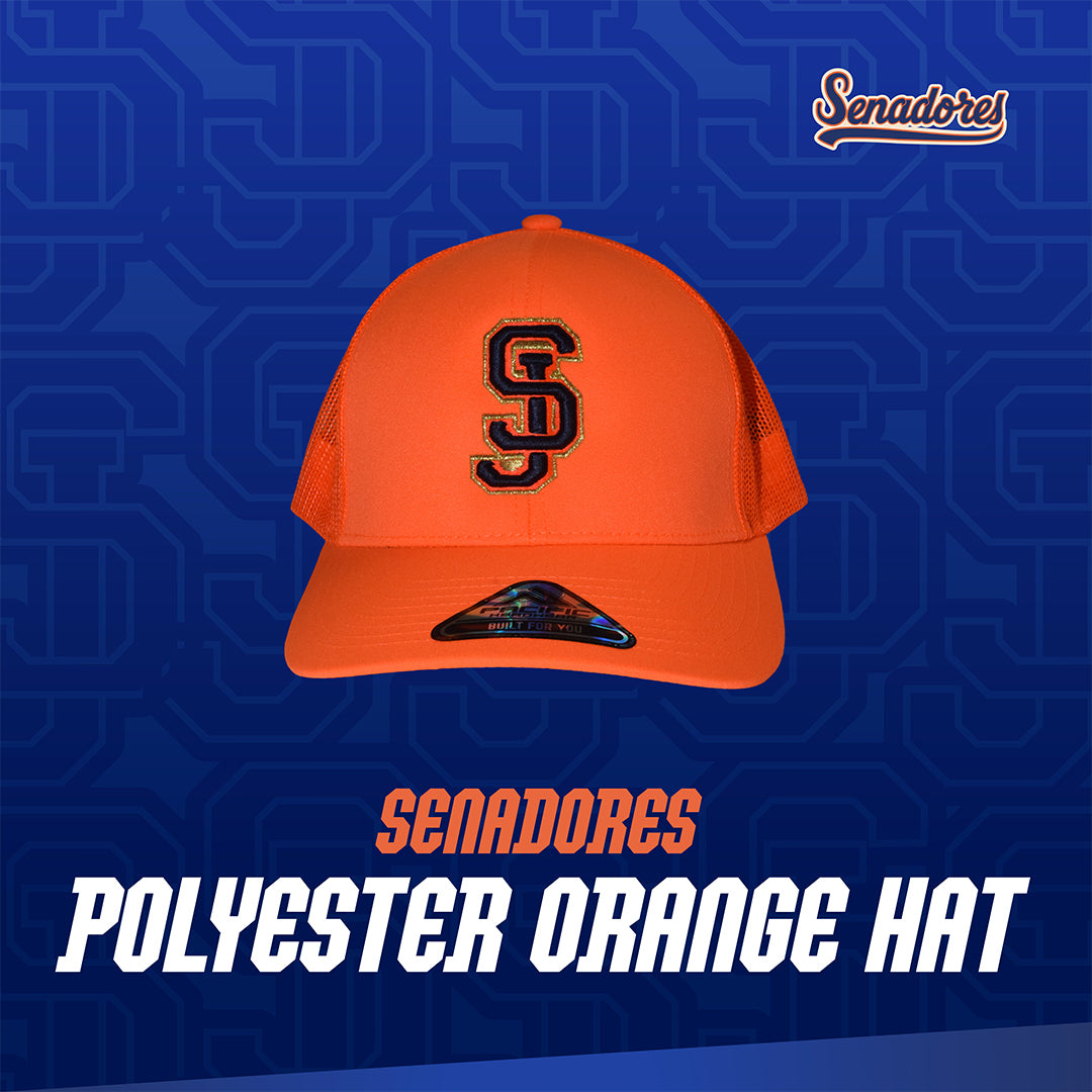 Senadores Orange Trucker Hat