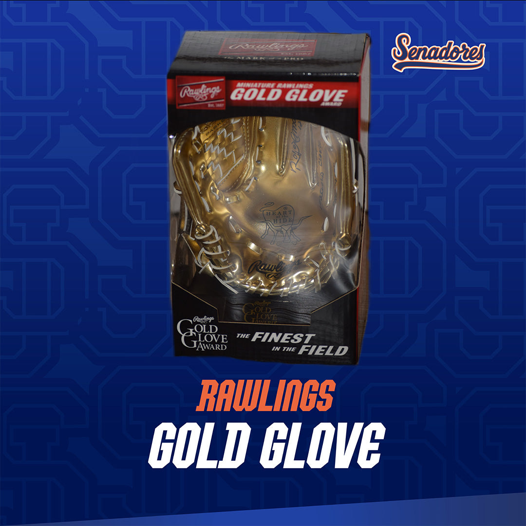 Gold Glove - Autographed by Roberto Alomar