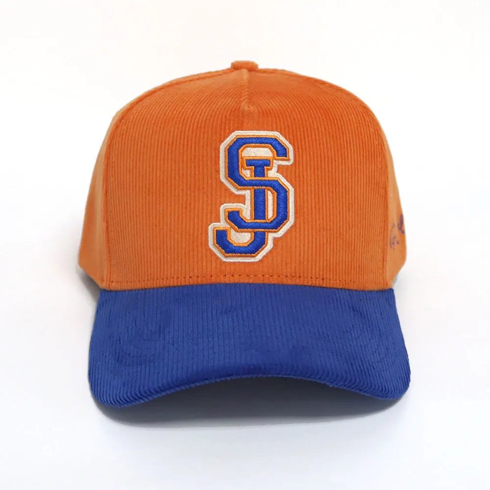 Senadores Orange Corduroy Hat