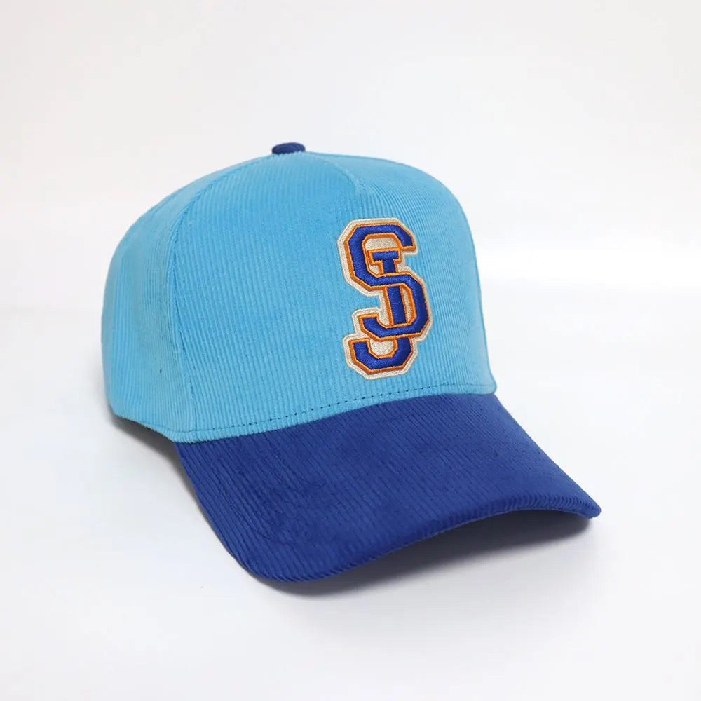 Senadores Light Blue Corduroy Hat